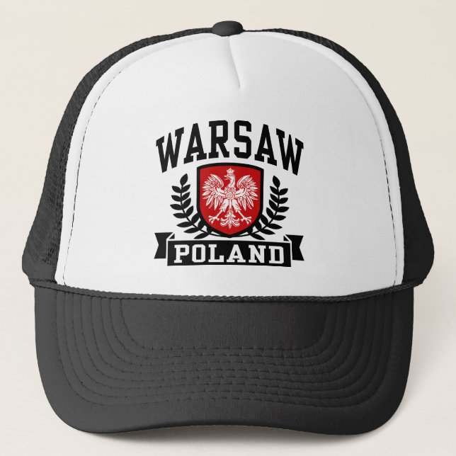 Warsaw Poland Trucker Hat (Front)