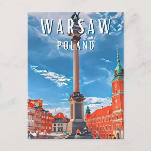 Warsaw the rising star of Eastern Europe Postcard