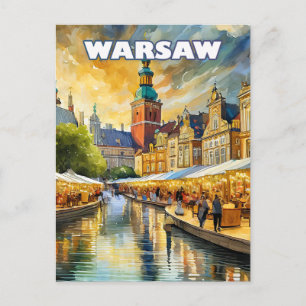 Warsaw, the vibrant heart of Poland Postcard
