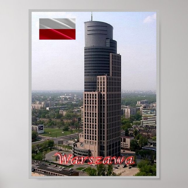 Warsaw - Trade Tower - Poland - Poster (Front)