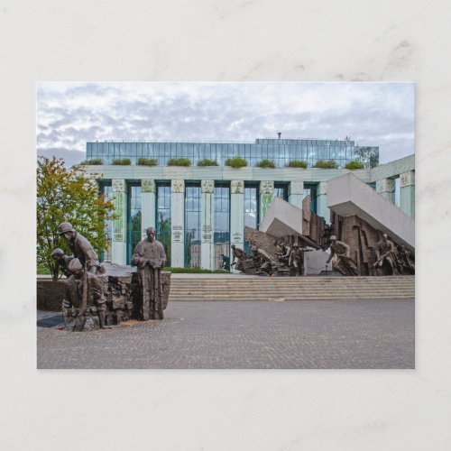 Warsaw Uprising Monument  Postcard