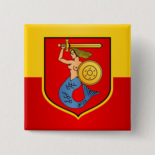 Warsaw (Warsaw) Pinback Button (Front)