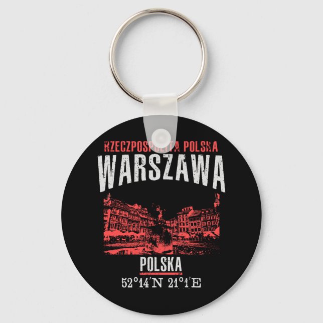 Warszawa Keychain (Front)
