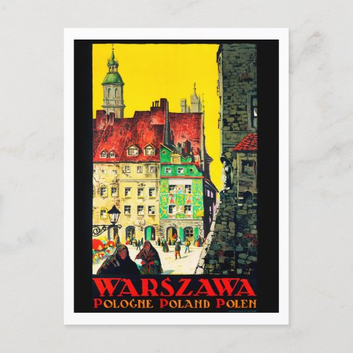 Warszawa _ Poland Postcard