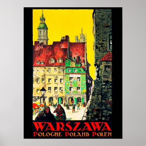 Warszawa _ Poland Poster