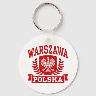 Warszawa Polska Keychain