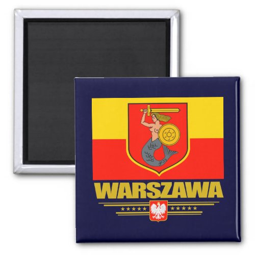 Warszawa Warsaw Poland Magnet