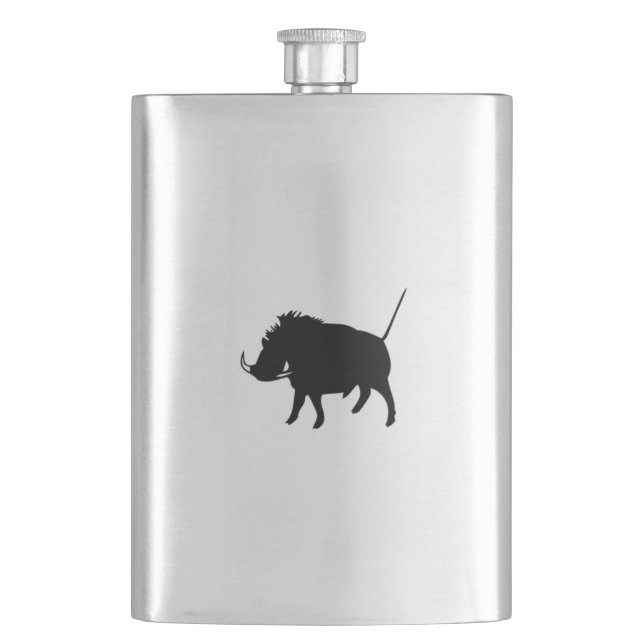 Wart Hog  Flask (Front)