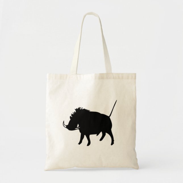 Wart Hog Tote Bag (Front)