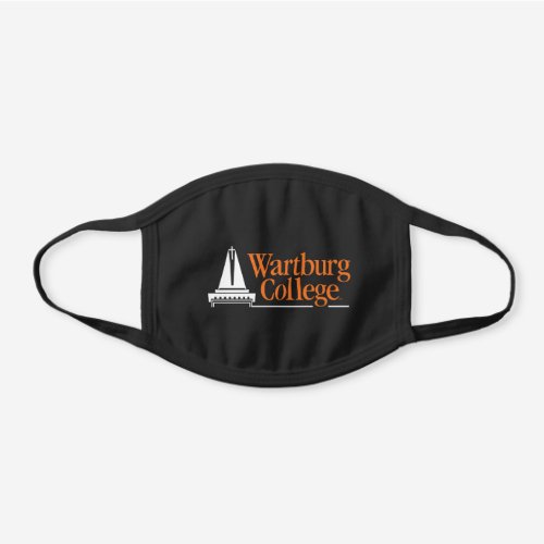 Wartburg College Black Cotton Face Mask