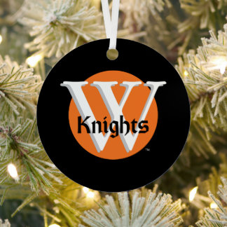 Wartburg College Knights Metal Ornament