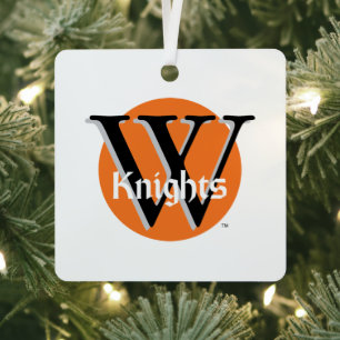 Wartburg College Knights Metal Ornament