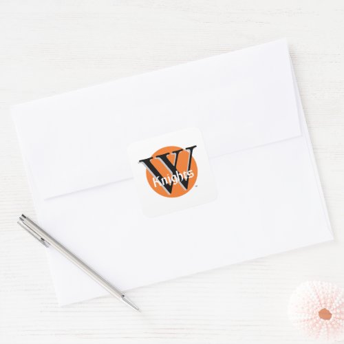 Wartburg College Knights Square Sticker