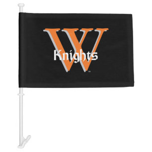 Wartburg Knights Car Flag