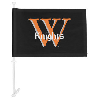 Wartburg Knights Car Flag