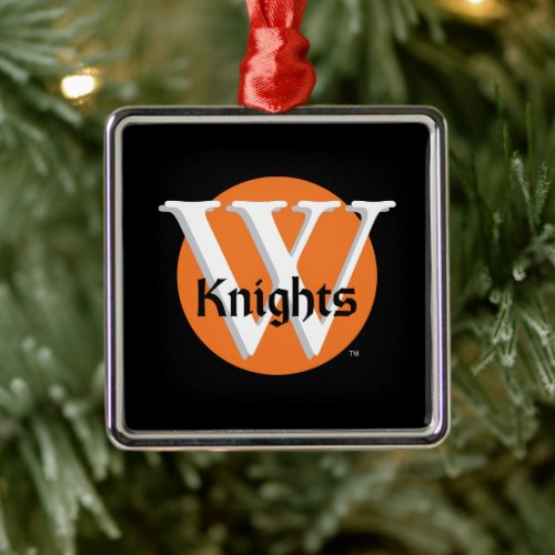 Wartburg Knights Metal Ornament