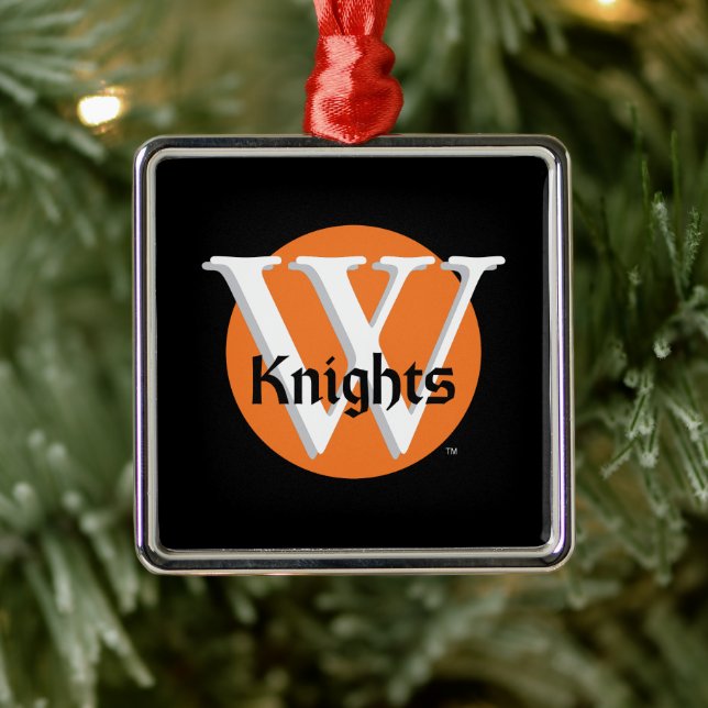Wartburg Knights Metal Ornament (Tree)