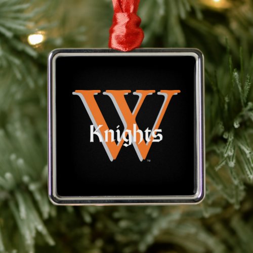 Wartburg Knights Metal Ornament