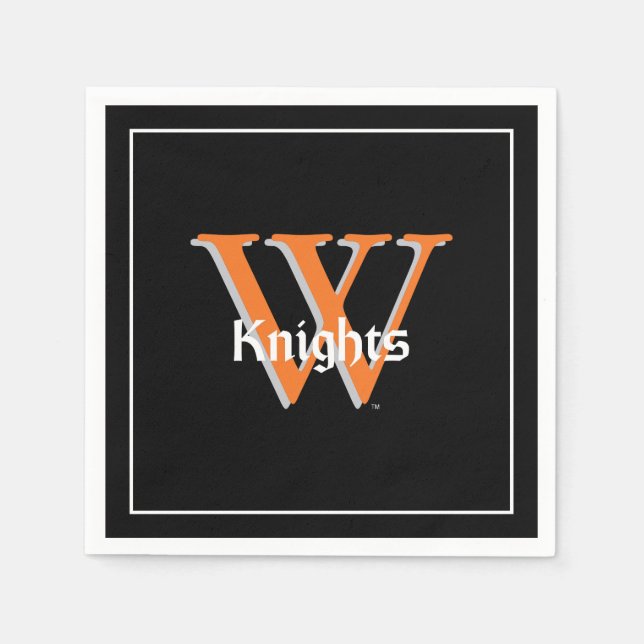 Wartburg Knights Napkins (Front)