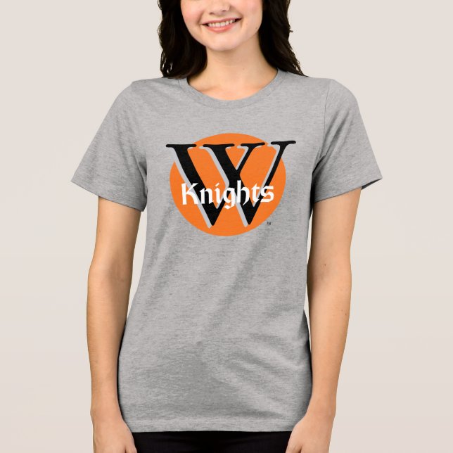 Wartburg Knights Tri-Blend Shirt (Front)