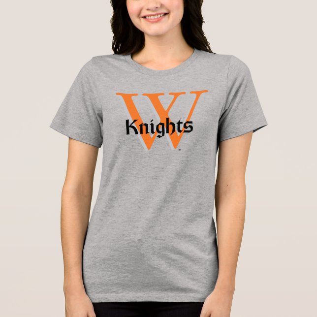 Wartburg Knights Tri-Blend Shirt (Front)