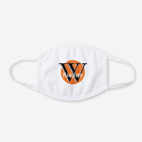 Wartburg Knights White Cotton Face Mask