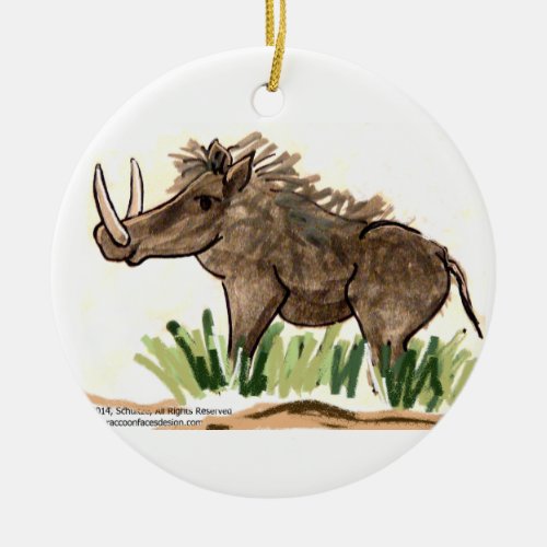 Warthog Ornament