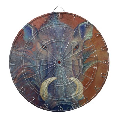 Warthog Razorback Hunting Dartboard