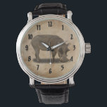 WARTHOG WRIST WATCH<br><div class="desc">A photograph of a warthog for that guy you know will love it.</div>