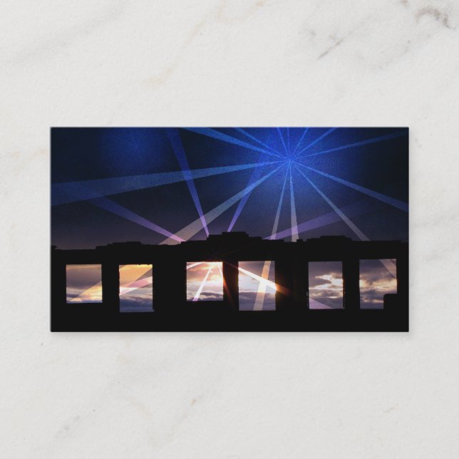 WARTIME GHOSTS WALES UK BUSINESS CARD (Front)