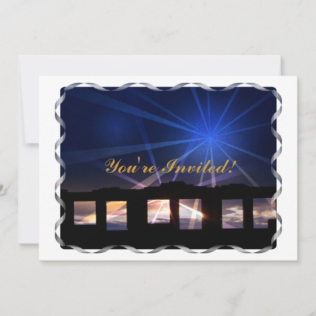 WARTIME GHOSTS WALES UK INVITATION (Front)