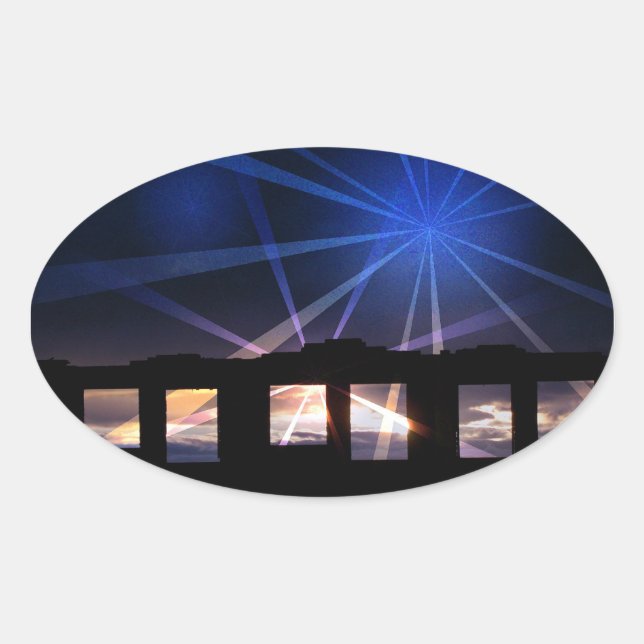 WARTIME GHOSTS WALES UK OVAL STICKER (Front)