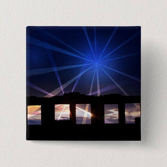 WARTIME GHOSTS WALES UK PINBACK BUTTON (Front)