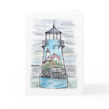 Warwick Lighthouse note card