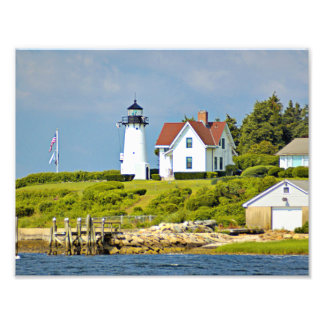 Warwick Neck Lighthouse, Rhode Island Photo Print