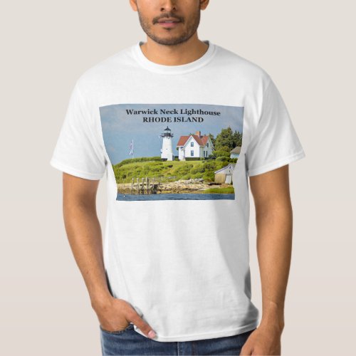 Warwick Neck Lighthouse Rhode Island T_Shirt