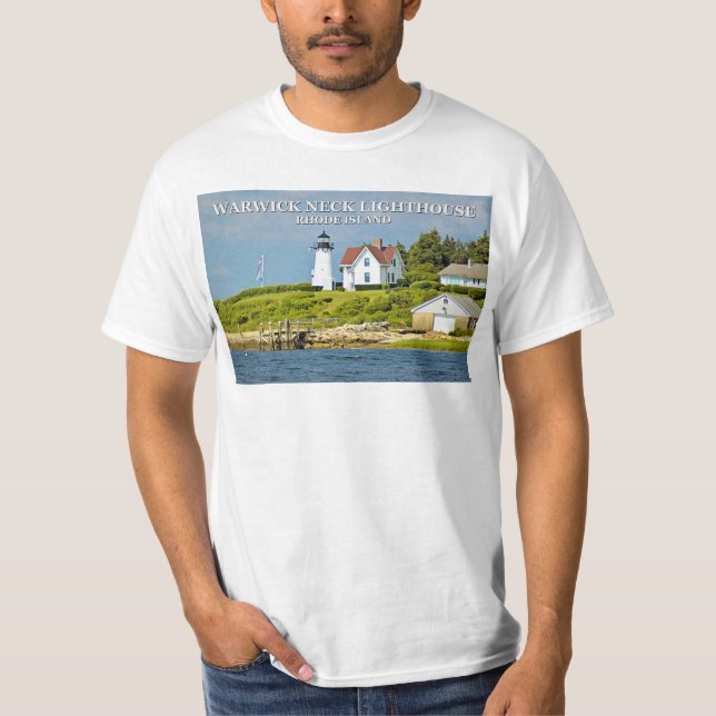 Warwick Neck Lighthouse, Rhode Island T-Shirt (Front)