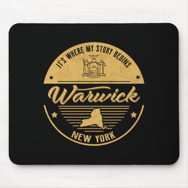 Warwick New York Its Where My Story Begins  Mouse Pad (Front)