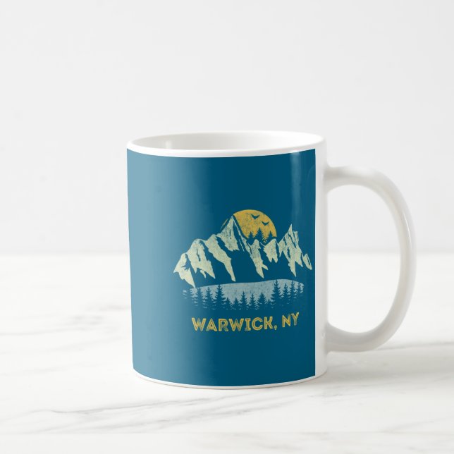 Warwick New York Mountain Sunset Sunrise Ny  Coffee Mug (Right)