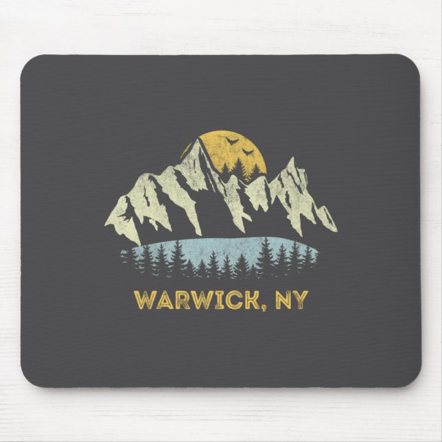 Warwick New York Mountain Sunset Sunrise Ny  Mouse Pad (Front)