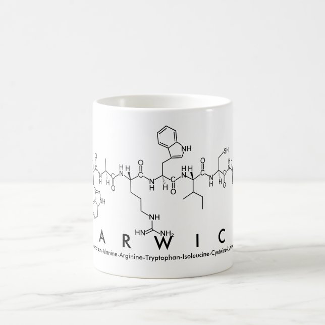 Warwick peptide name mug (Center)