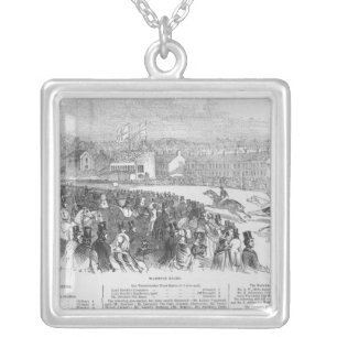 Warwick Races, from 'The Illustrated London Silver Plated Necklace