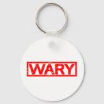 Wary Stamp Keychain