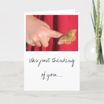 Was Just Thinking Of You...... Card by GreenCannon at Zazzle