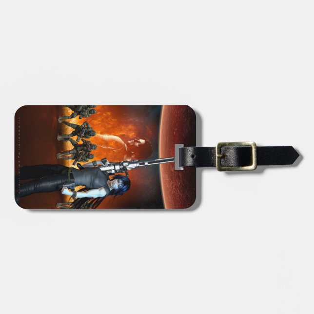 Was Once a Hero Luggage Tag (Front Horizontal)