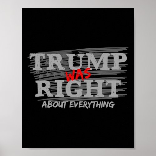 Was Right About Everything  Poster