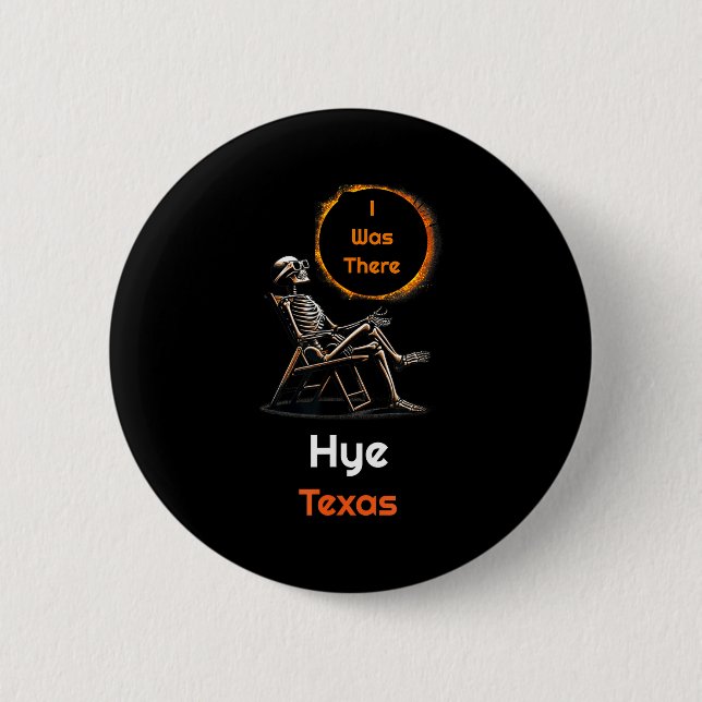 Was Solar Eclipse Hye Texas There Button (Front)