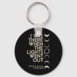 Was There In Indiana Total Solar Eclipse 2024 Keychain