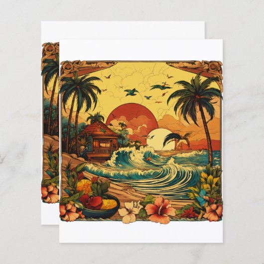 Was There: Psychedelic Reggae Vibes" (Front/Back)