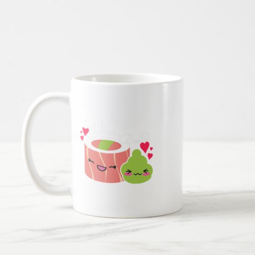 Wasa Bae Wasabi Japanese Food Happy Sushi Coffee Mug